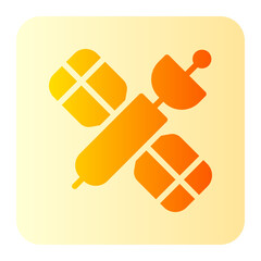 Satellite gradient icon