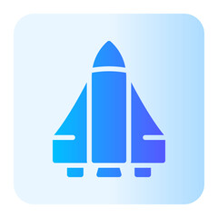 Space Shuttle gradient icon