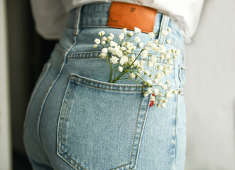 flower in the pocket
