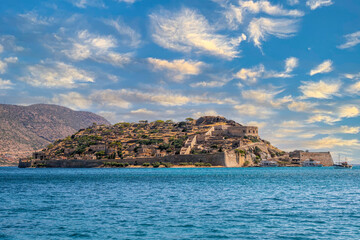 Spinalonga island, Gulf of Elounda, Greece