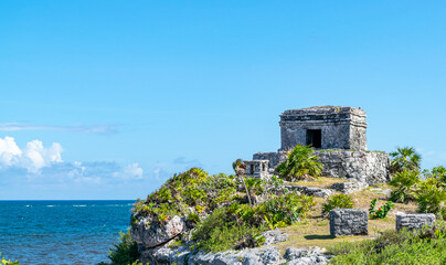the ruins of the ancient fortress