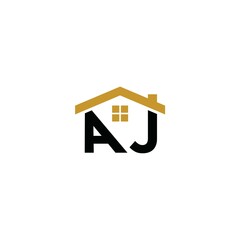 AJ Realty Icon Logo Vector