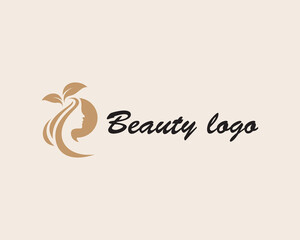beauty logo creative salon hair care logo design concept