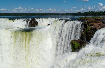 Beautiful Iguazu Falls from Argentina