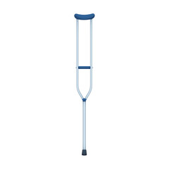 Crutch vector cartoon icon. Vector illustration crutch on white background. Isolated cartoon illustration icon of bandage .