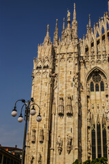 View of Milan Cathedral on a Sunny Day