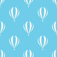 air balloon seamless pattern