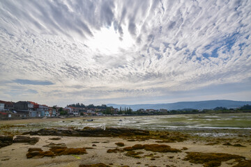 Paisaje costero en Cambados