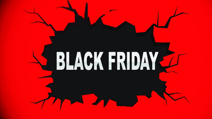 Black friday sale banner layout design