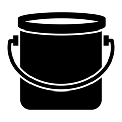  Vector Bucket Glyph Icon Design