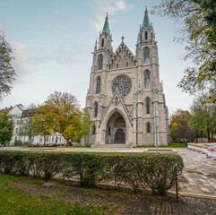 Fototapeta na wymiar St Paul Church - Munich, Bavaria, Germany