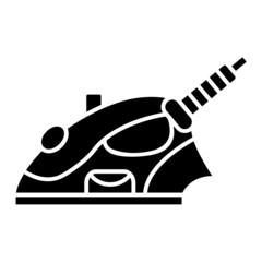 Vector Iron Glyph Icon Design