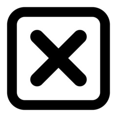 Obraz premium Vector Close Glyph Icon Design