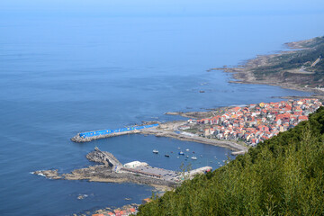 Pueblo de A Guarda en Galicia