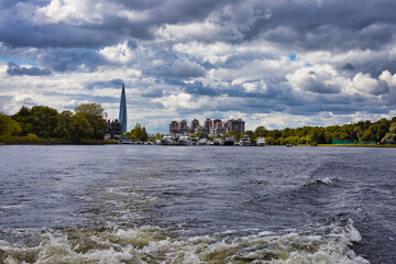 river in the city