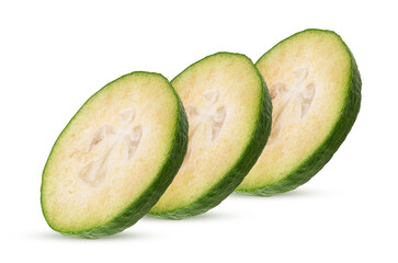 Trropical fruit feijoa ring slice