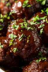 Homemade Barbecue Crockpot Meatballs