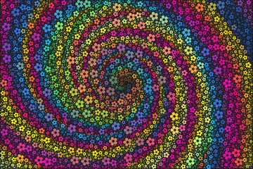abstract colorful spiraling . good as background
