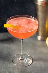 Boozy Refreshing Jasmine Campari Martini