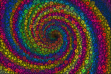 abstract colorful spiraling . good as background

