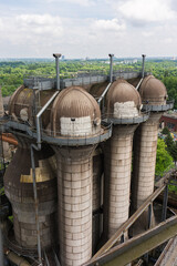 Teil eines alten Stahlwerks in Duisburg im Landschaftspark-Nord