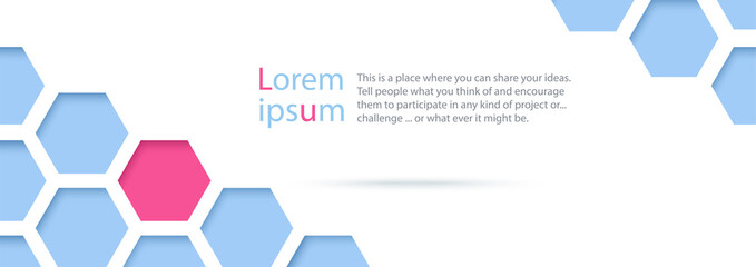 Vector flyer template. Futuristic background with copy space for inspirational and encouraging thoughts