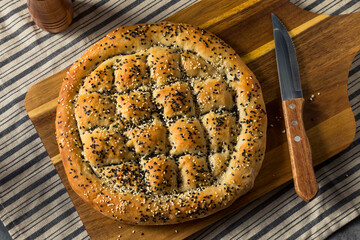 Healthy Homemade Sesame Turkish Bread