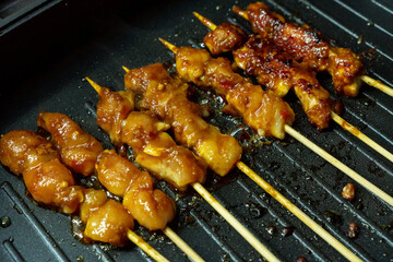 homemade chicken satay