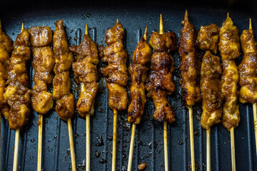homemade chicken satay