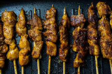 homemade chicken satay