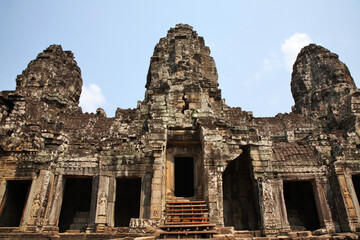 Fototapeta premium Prasat Bayon temple at Angkor Thom. Siem Reap province. Cambodia