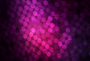 Dark Pink vector layout with circle shapes.