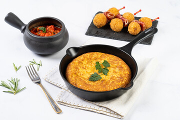 Spanish Potatoes Tortilla Omelette 