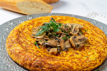 Spanish Omelette with Mushroom