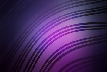 Dark Purple, Pink vector pattern with wry lines.