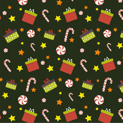 Christmas pattern. Seamless pattern.