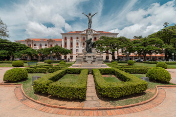 Poços de Caldas, Minas Gerais, Brasil - Praça Pedro Sanches, Centro.