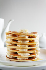 Pancakes with banana
