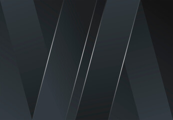 Abstract design. Luxurious dark gray background with diagonal lines.