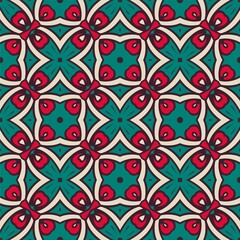 Pattern abstract shape colors. Simple seamless ornament background
