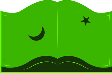 magic book. vector illustration. Happy Halloween.