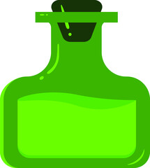 potion in a flask Halloween. vector illustration. Happy Halloween
