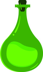 potion in a flask Halloween. vector illustration. Happy Halloween