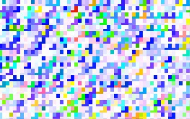 Light Multicolor vector pattern in square style.