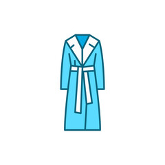 Coat color line icon. Pictogram for web page, mobile app, promo.