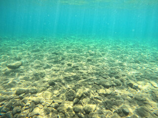 Underwater world of Mediterranean Sea. Near Marmaris, Turkey