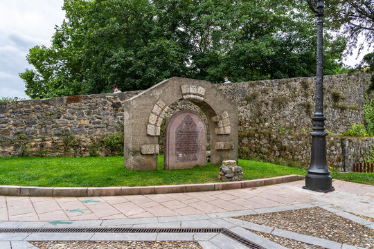 Cangas de onis village in Asturias, Spain.