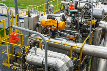 The technological equipment of the valve was cut off by installations for the production of liquefied gas.