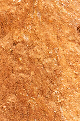 Ground surface texture, red soil background