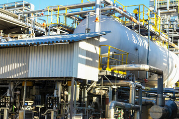 The technological equipment of the valve was cut off by installations for the production of liquefied gas.